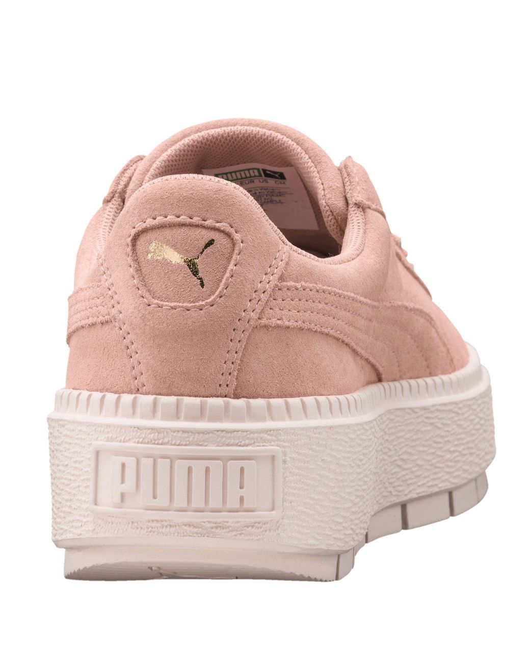 suede platform trace