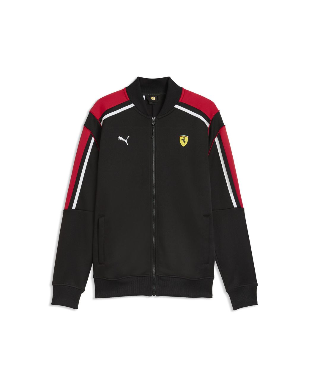 PUMA Black Scuderia Ferrari Mt7 Track Jacket for men