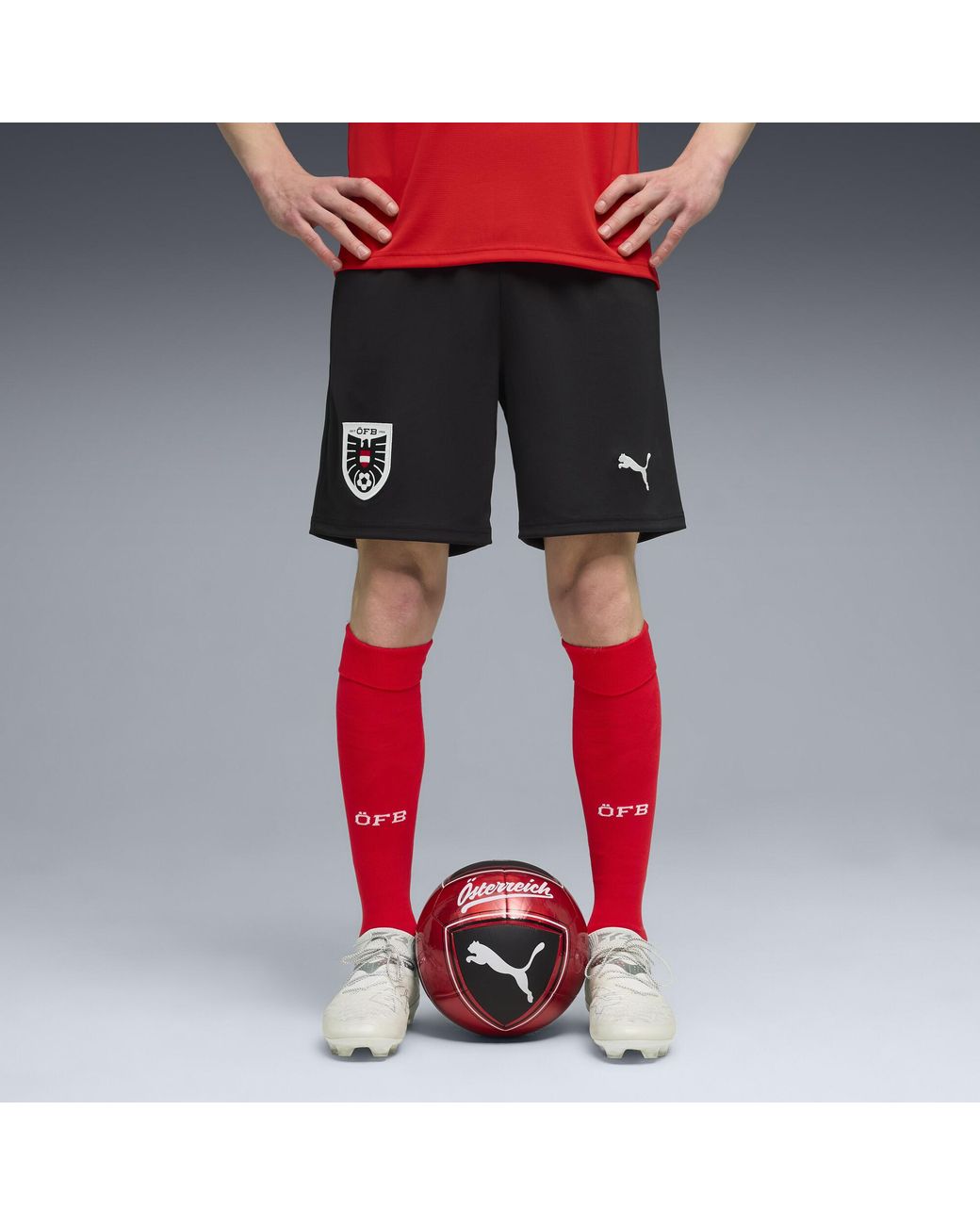 PUMA Black Austria Shorts Replica for men