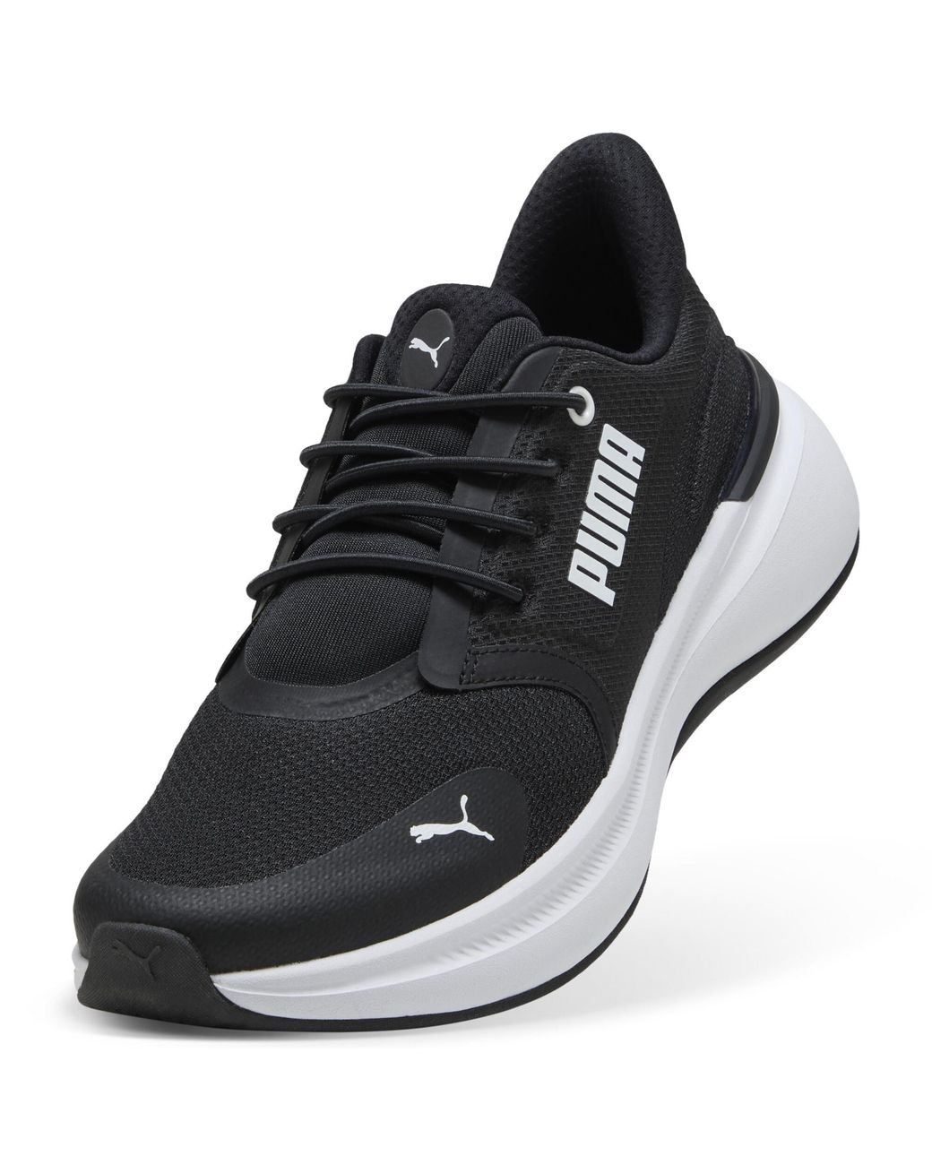 PUMA Black Softride Exo Shift Sneakers for men