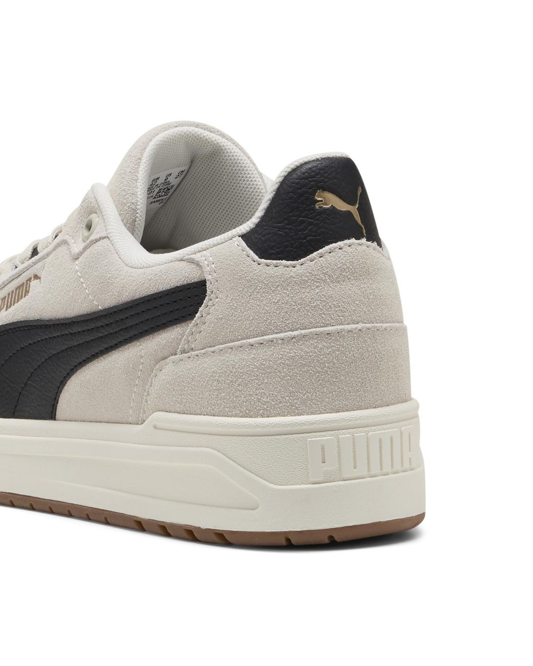 PUMA White Shuffle Downtown Sneakers
