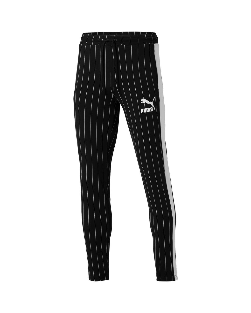 PUMA Pinstripe Men's T7 Track Pants in Black for Men | Lyst