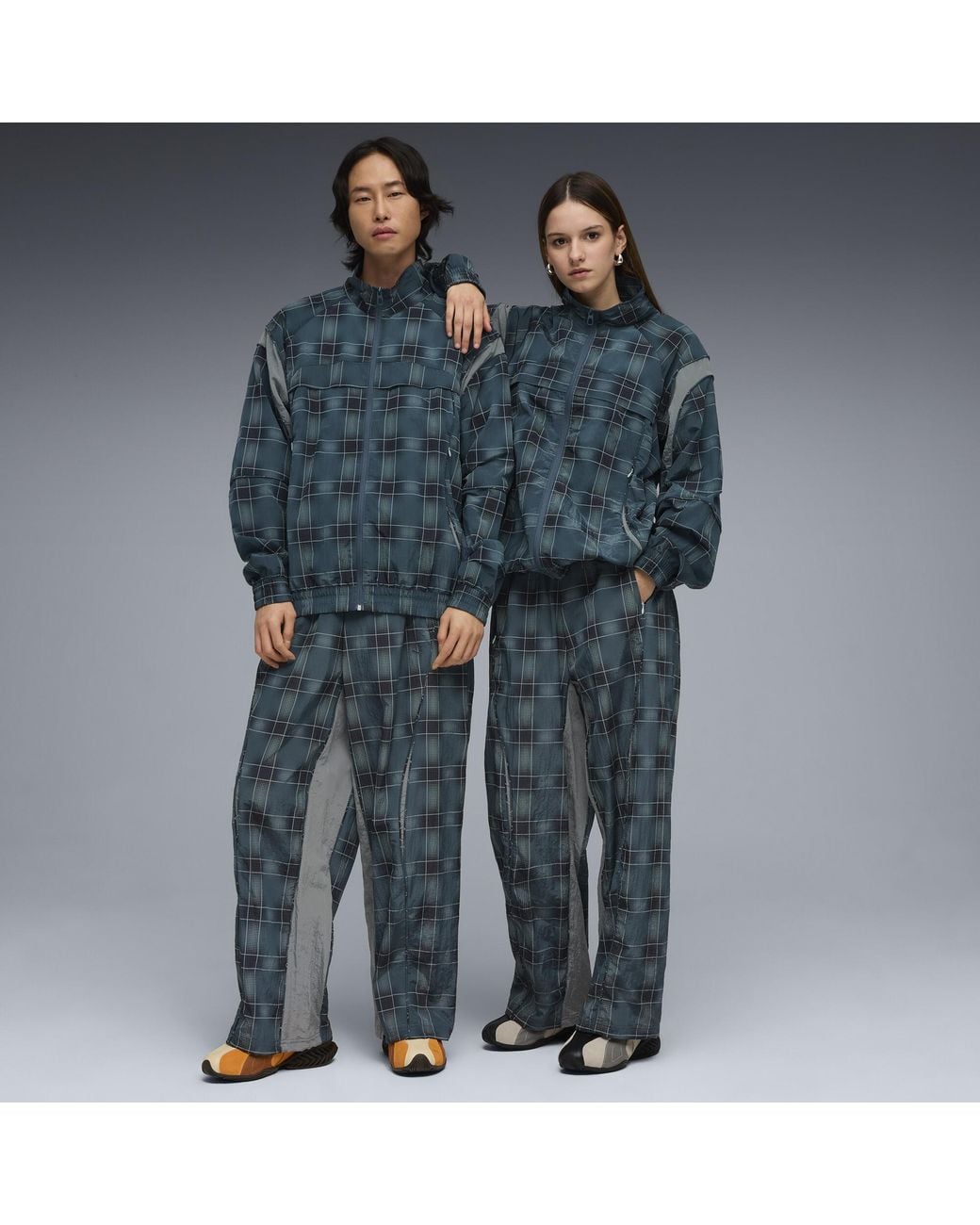 PUMA Blue Clrt Printed Jacket for men
