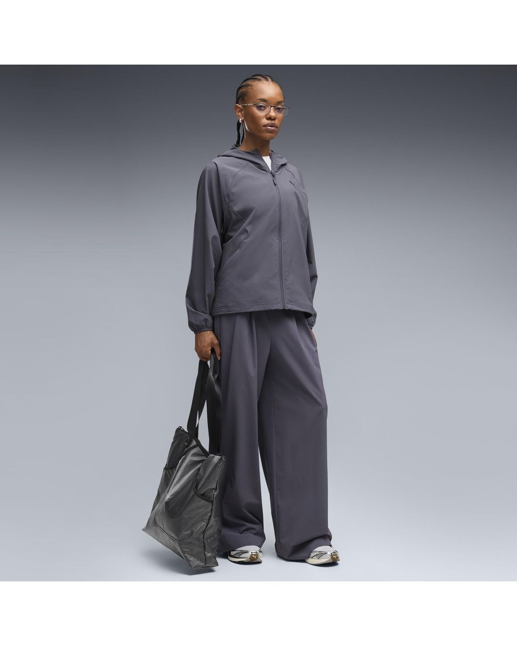 PUMA Blue Tech Sense 4-Way Stretch Oversized Jacket