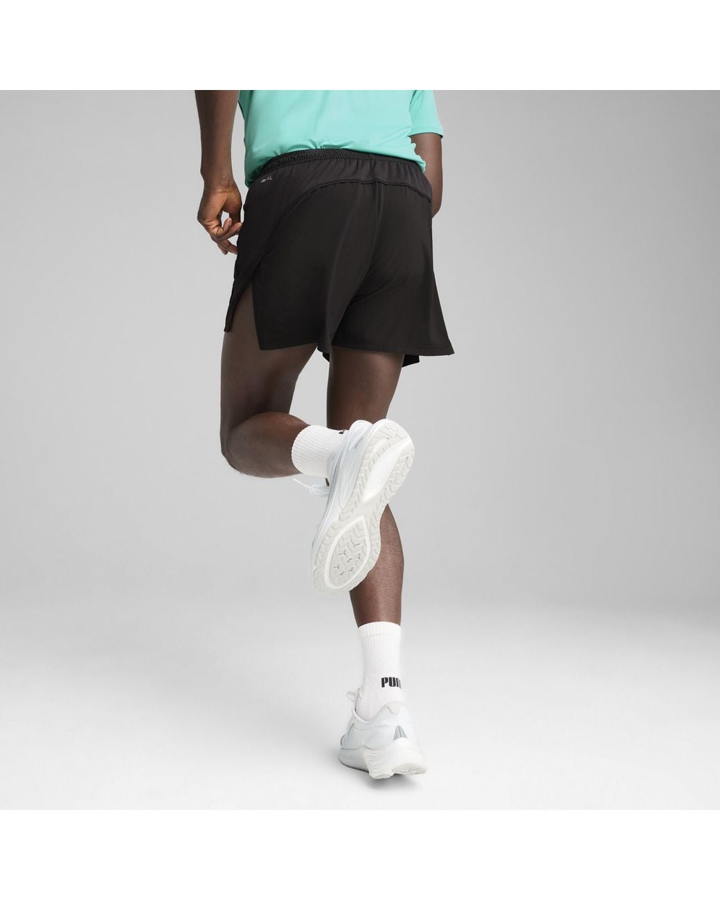 PUMA Black Velocity 3" Split Shorts for men