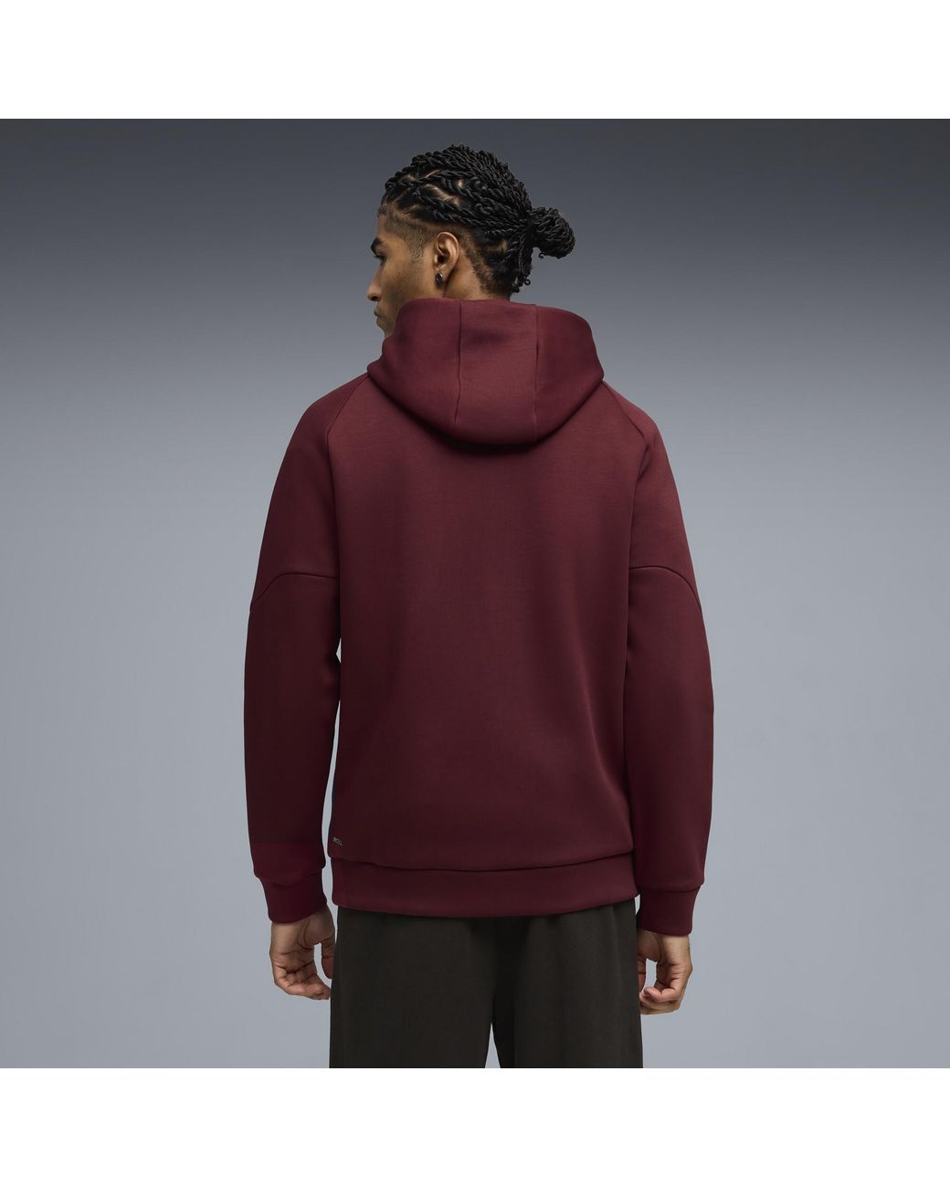 PUMA Purple Portugal Tech Full-Zip Hoodie for men