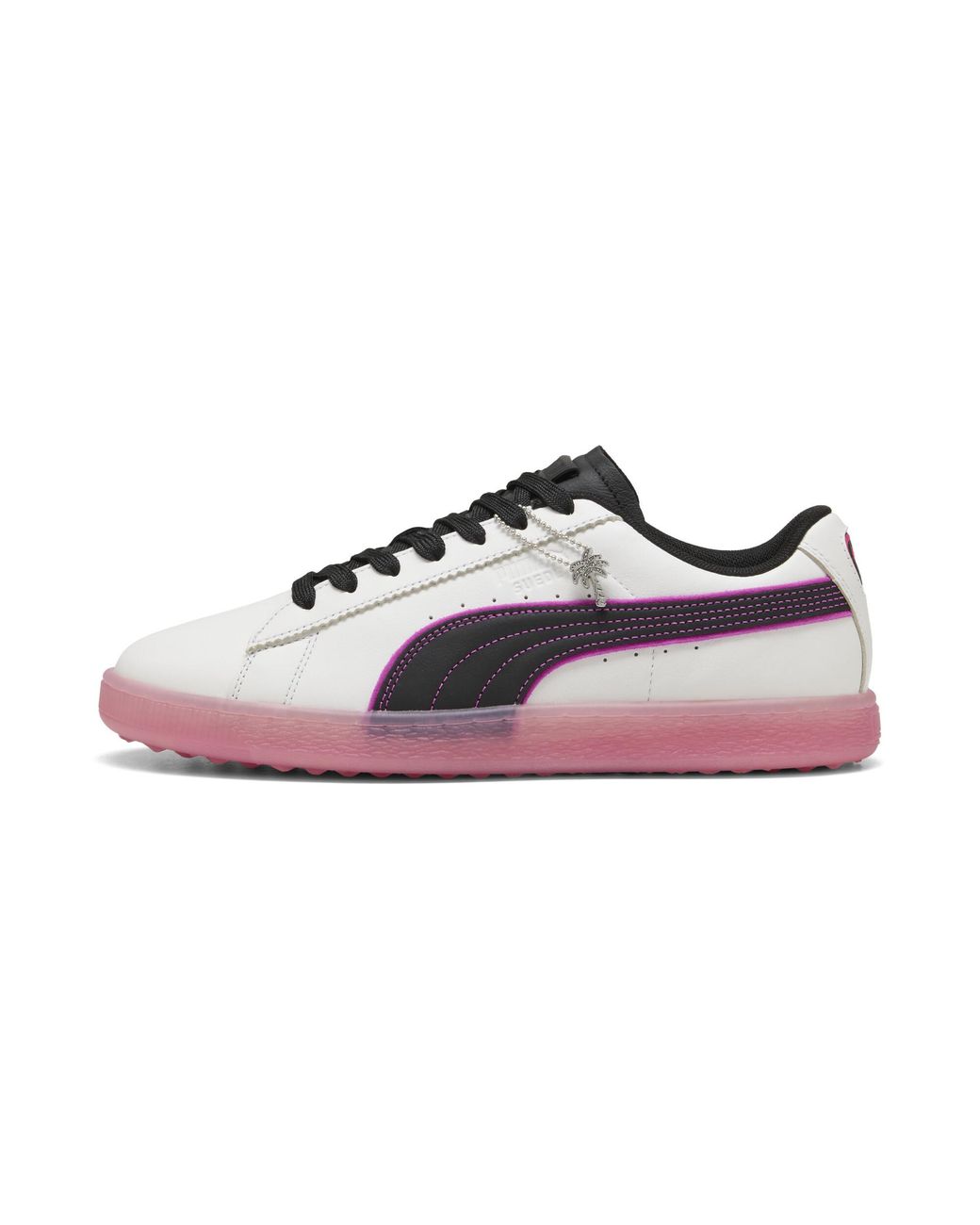 PUMA Purple X Palm Tree Crew Suede G Golf Shoes for men