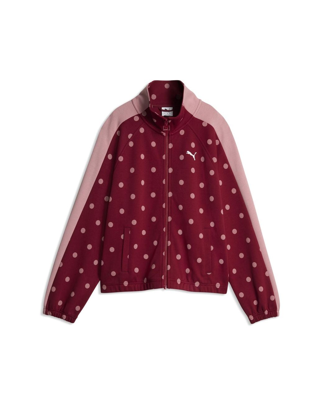 PUMA Red T7 Polka Dots Oversized Track Jacket