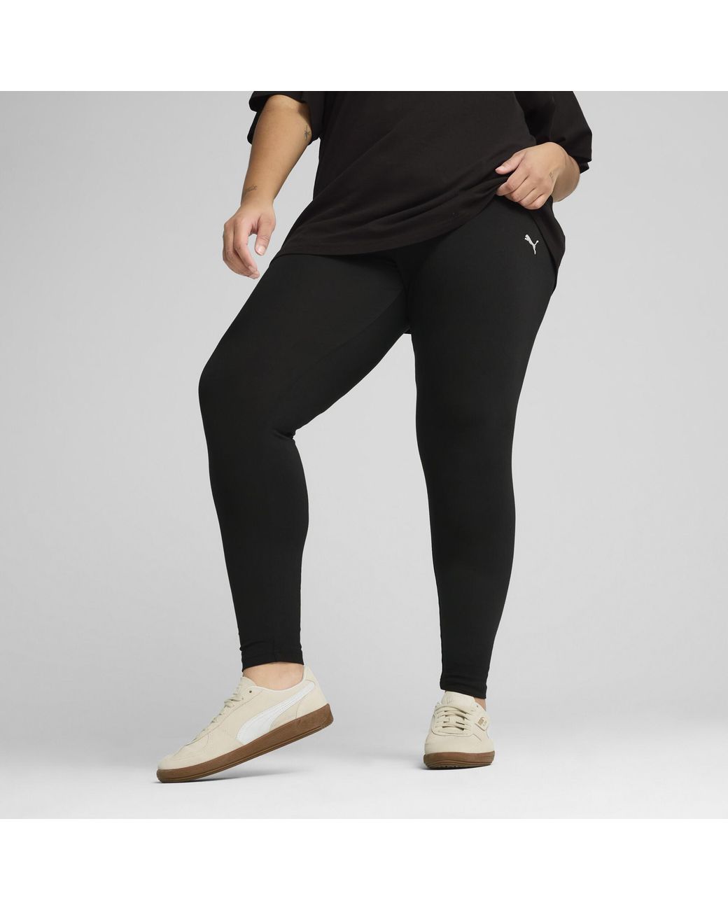 PUMA Black Ess High-Waist Leggings
