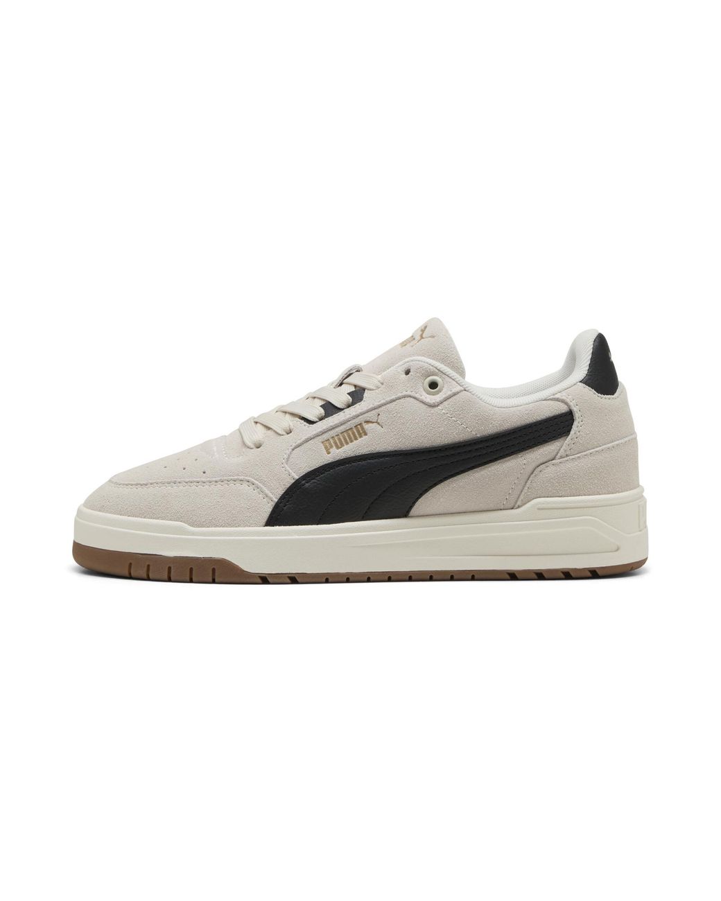 PUMA White Shuffle Downtown Sneakers