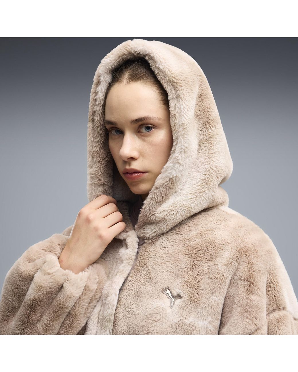 PUMA Natural Street Glam Highloft Oversized Jacket