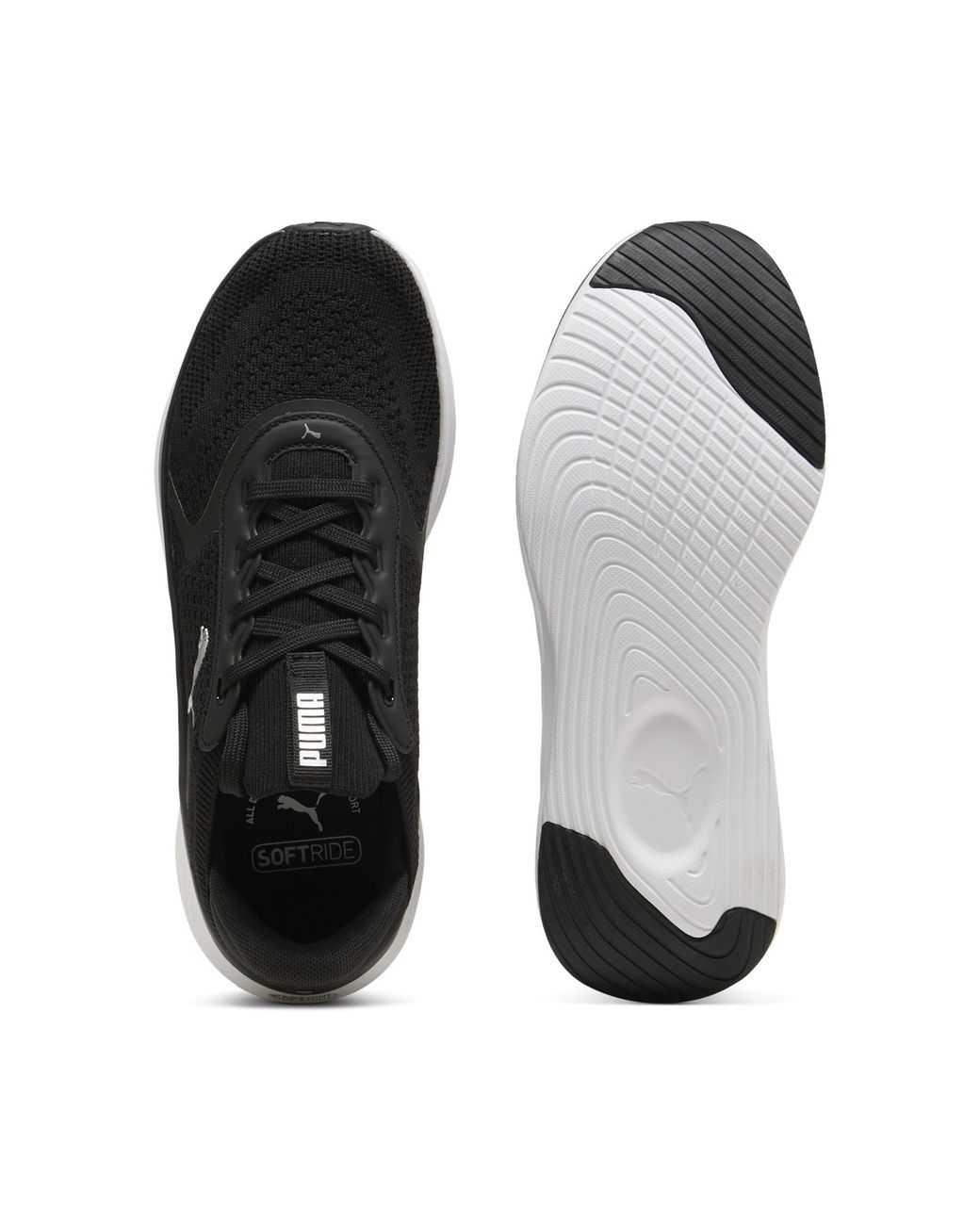 PUMA Black Softride Mayve 2 Sneakers