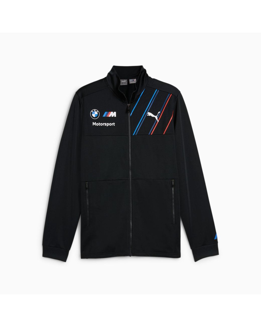 PUMA Bmw M Motorsport Team Track Jacket in Black for Men Lyst UK