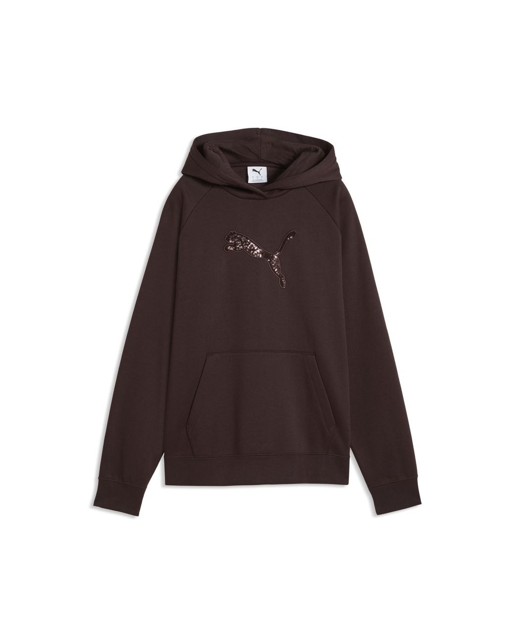 Hoodie À Sequins Essentials PUMA en coloris Brown