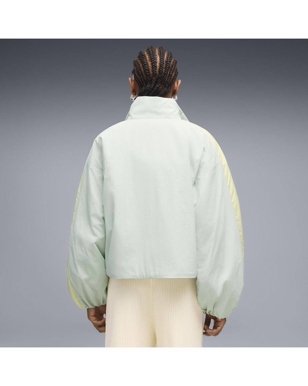 PUMA Blue T7 Primaloftâ Padded Kimono Jacket