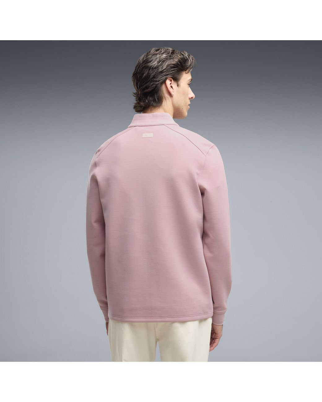PUMA Pink X Arnold Palmer Cloudspun Quarter-Zip Golf Jacket for men