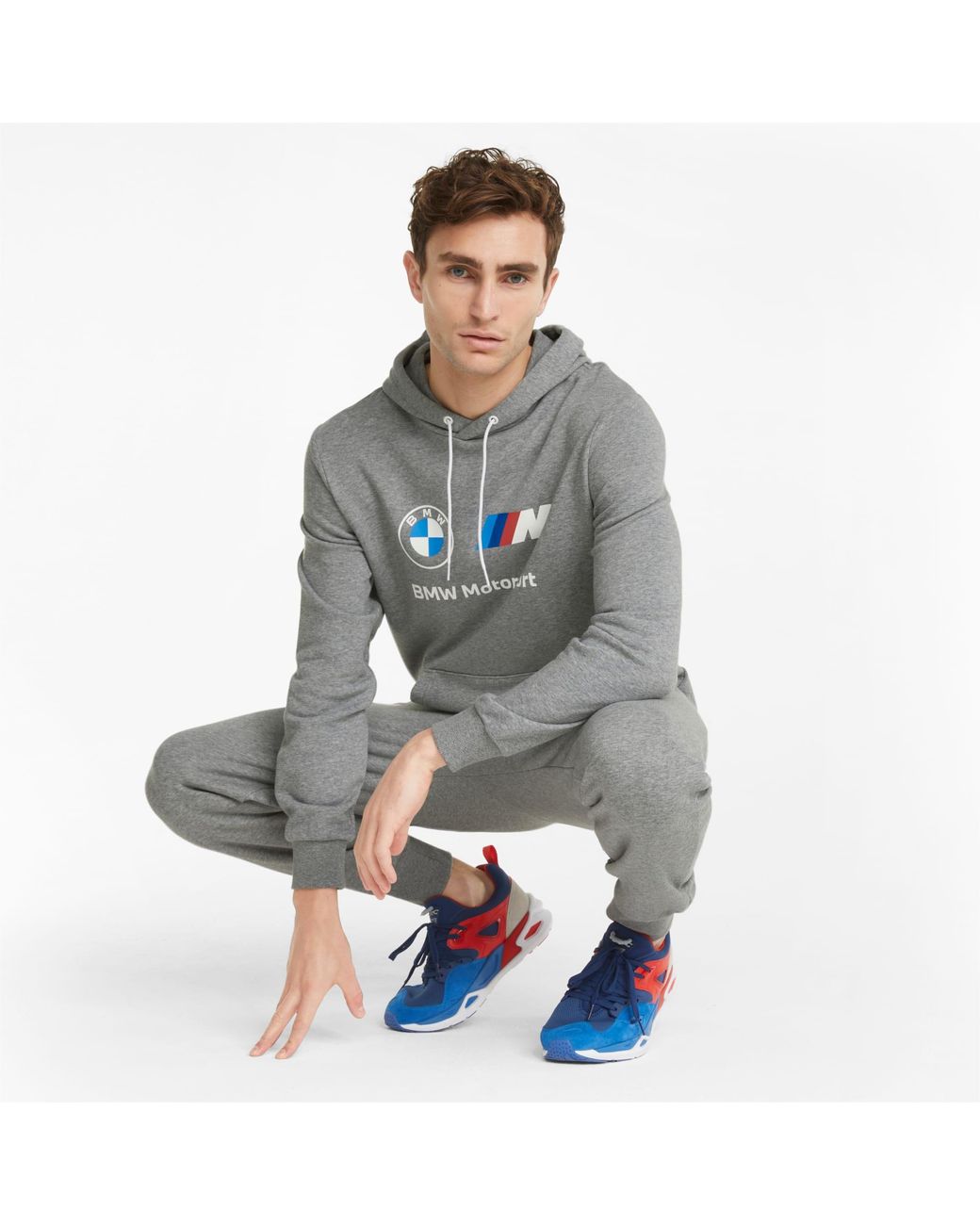 Sudadera con Capucha de Training BMW M Motorsport Essentials PUMA de hombre  de color Gris | Lyst