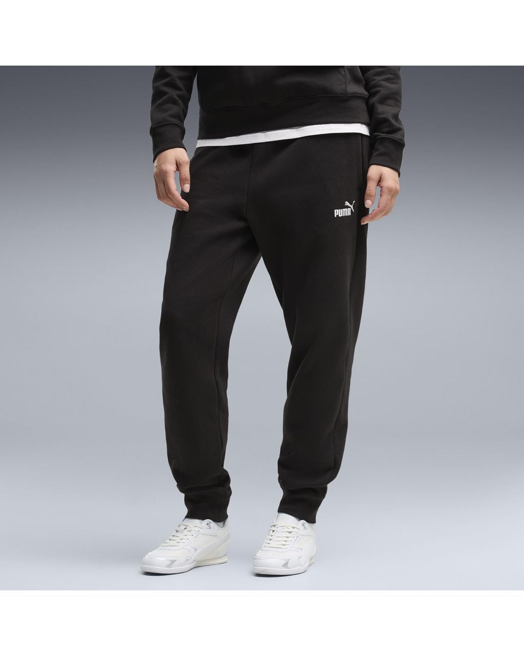 PUMA Black Essentials Small No. 1 Logo Sweatpants