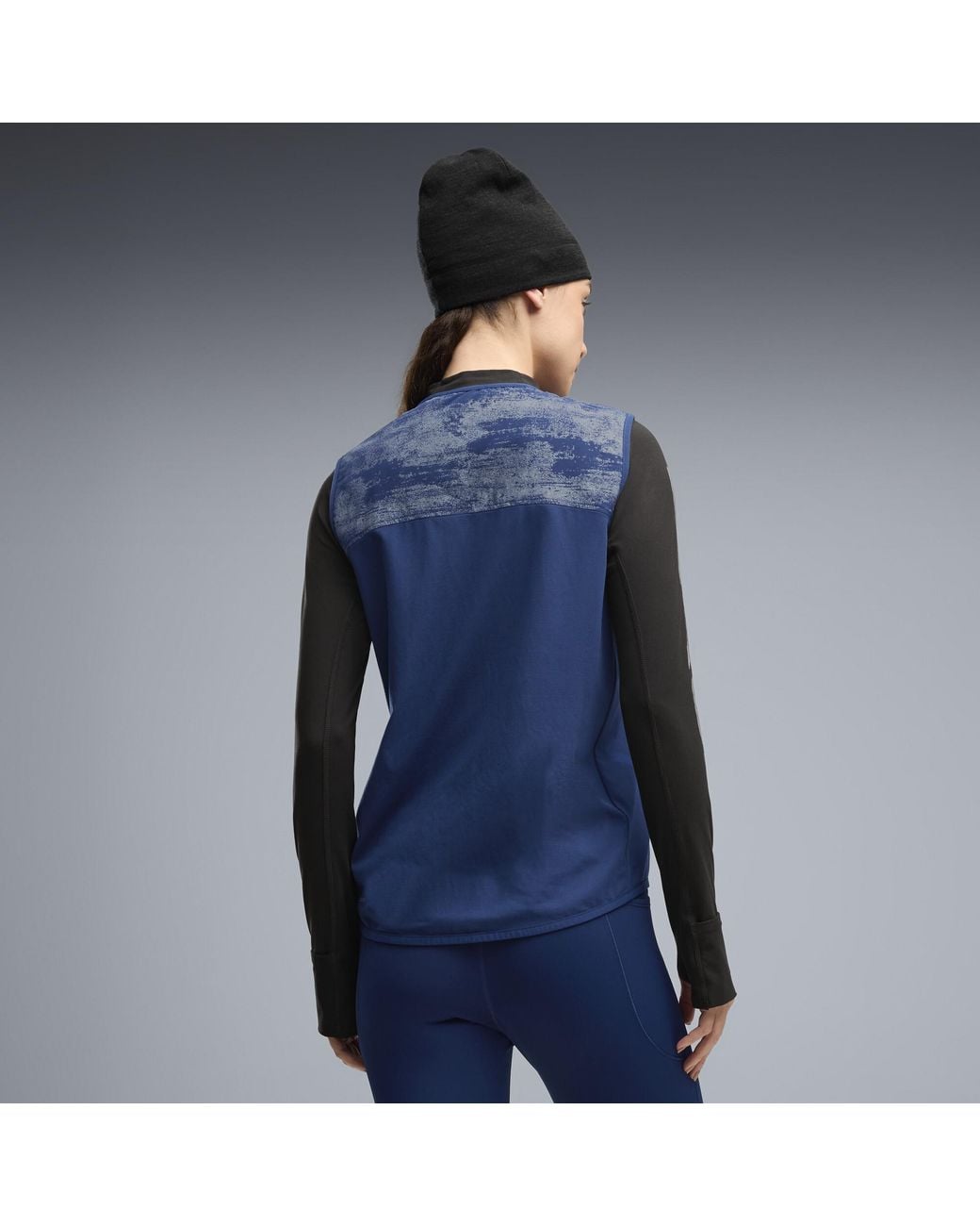 PUMA Blue Brightstride Primaloft Heat Insulation Running Vest