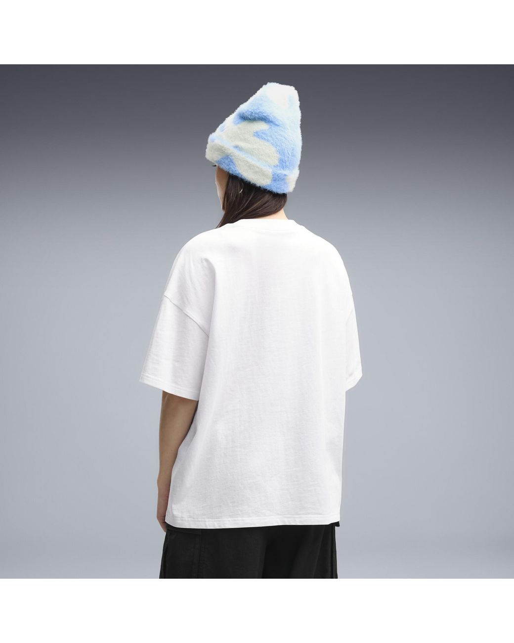 PUMA White Essentials Oversized T-Shirt