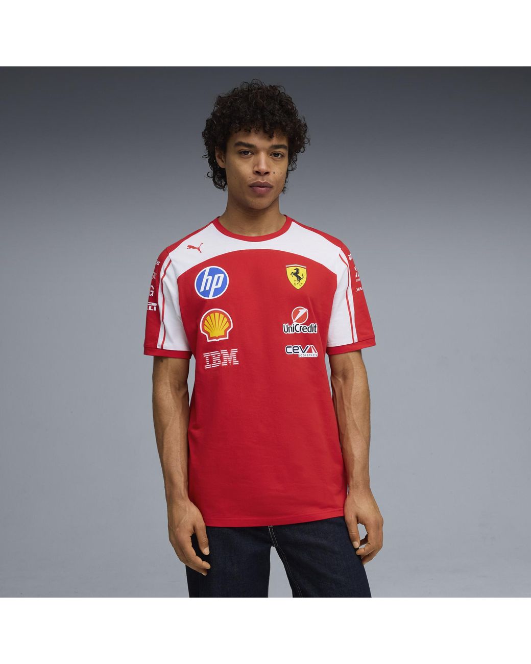 PUMA Red Scuderia Ferrari Hp Replica T-Shirt