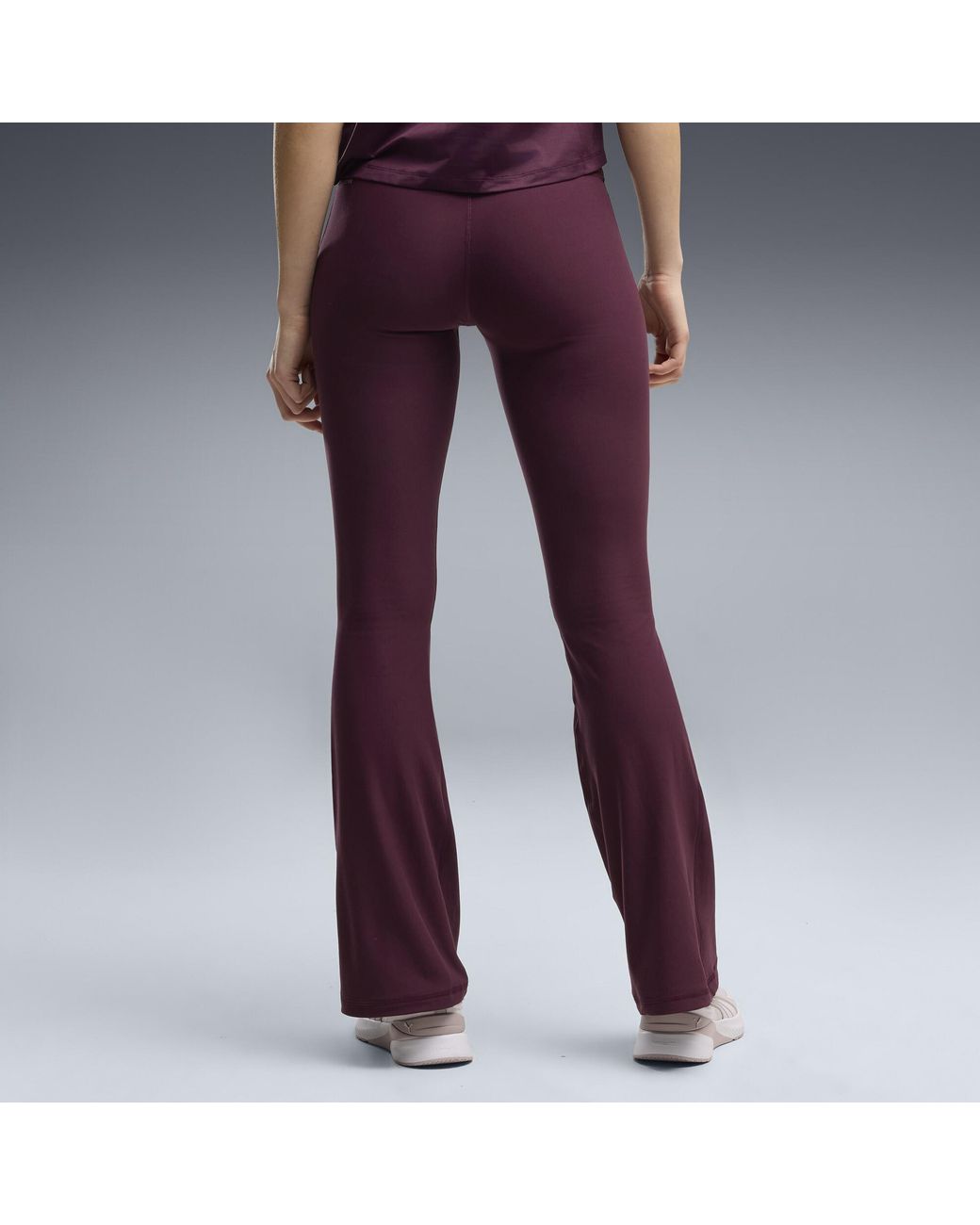 PUMA Purple Cloudspun High Waisted Flared Tights