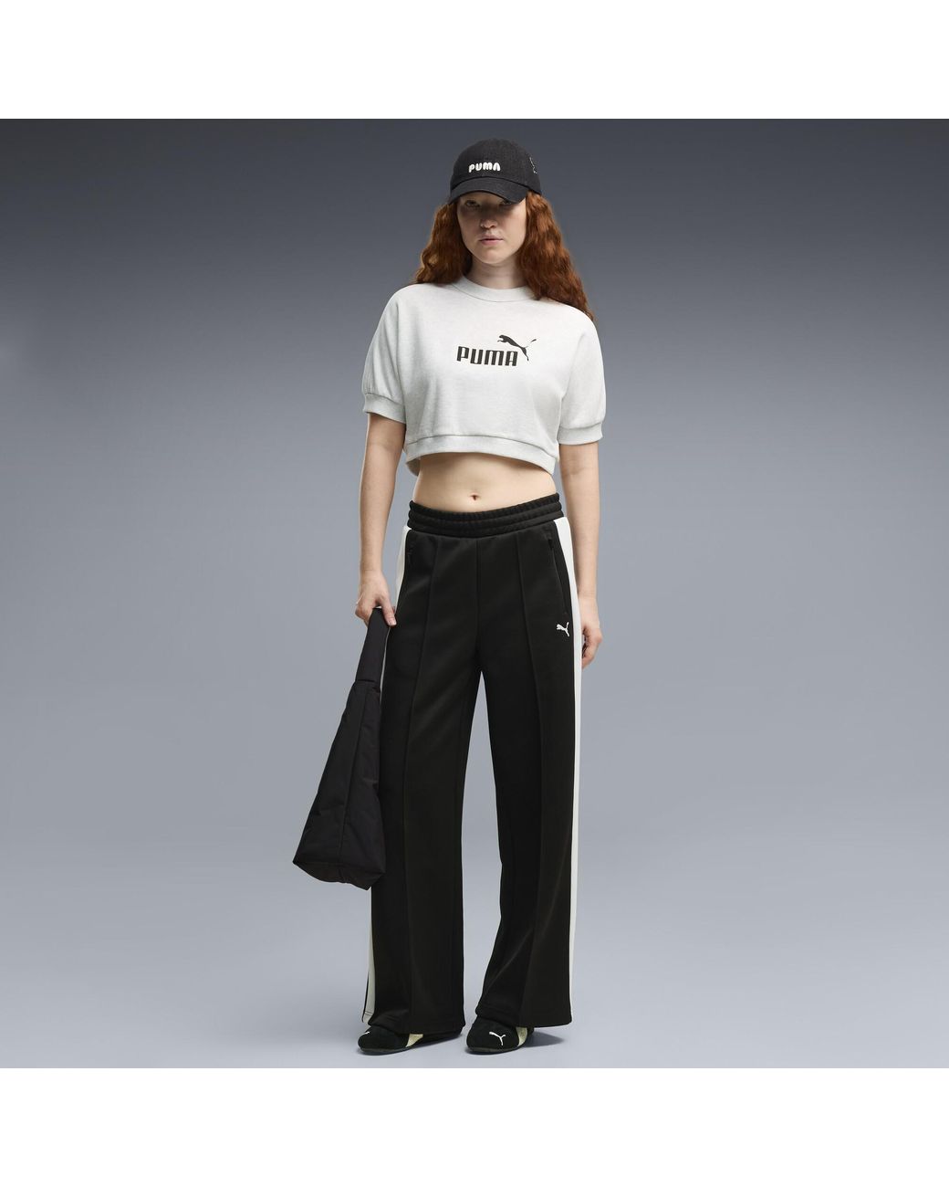 PUMA Black T7 Always On Wide Leg Pants