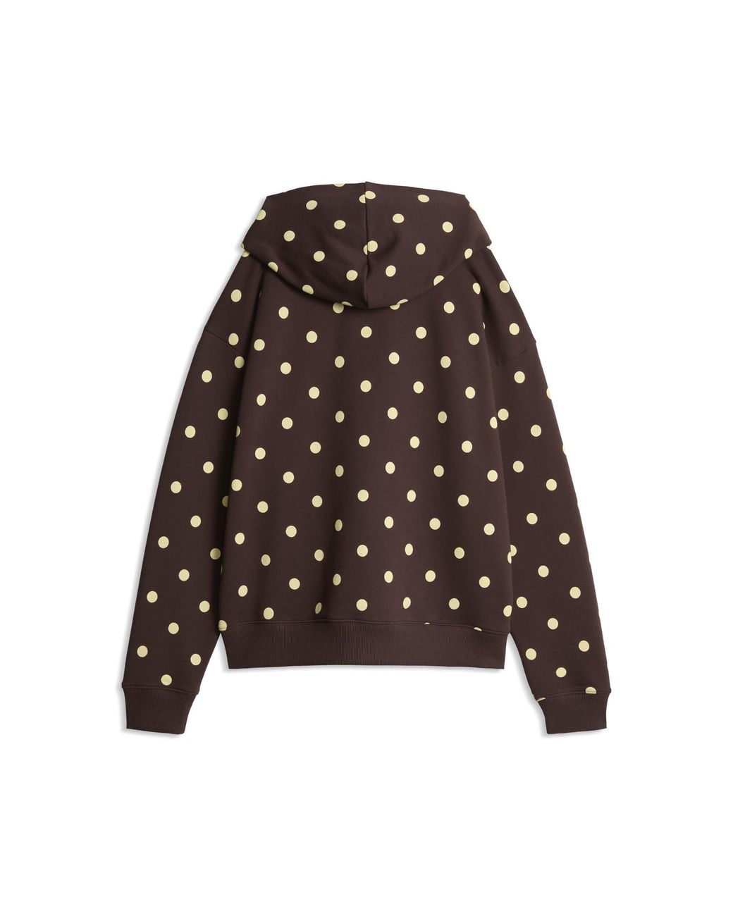 PUMA Black Relaxed Polka-Dot Hoodie