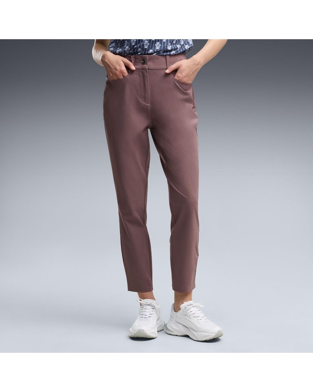 PUMA Purple Avant Slim Golf Pants