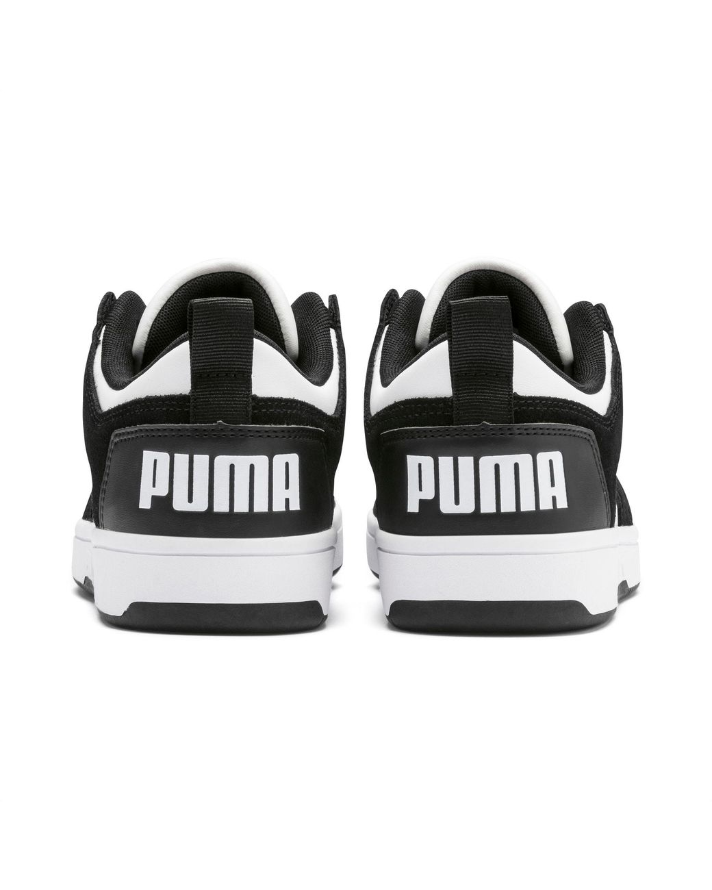PUMA Rebound Layup Lo Suede Sneakers in Black for Men | Lyst
