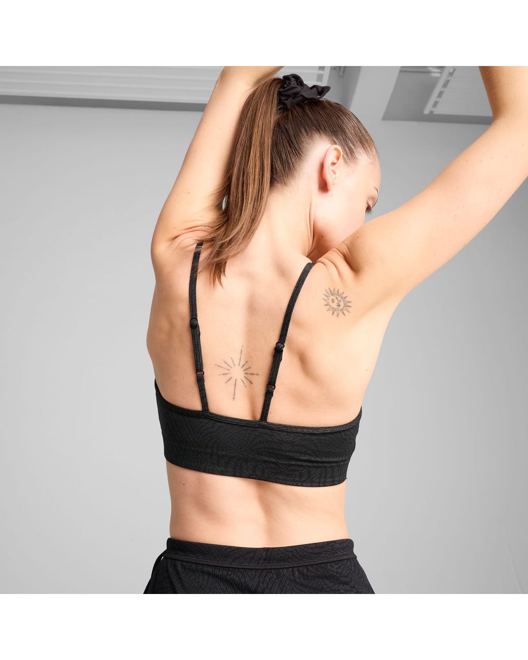 PUMA Move Cloudspun Aop Beha Voor in het Black