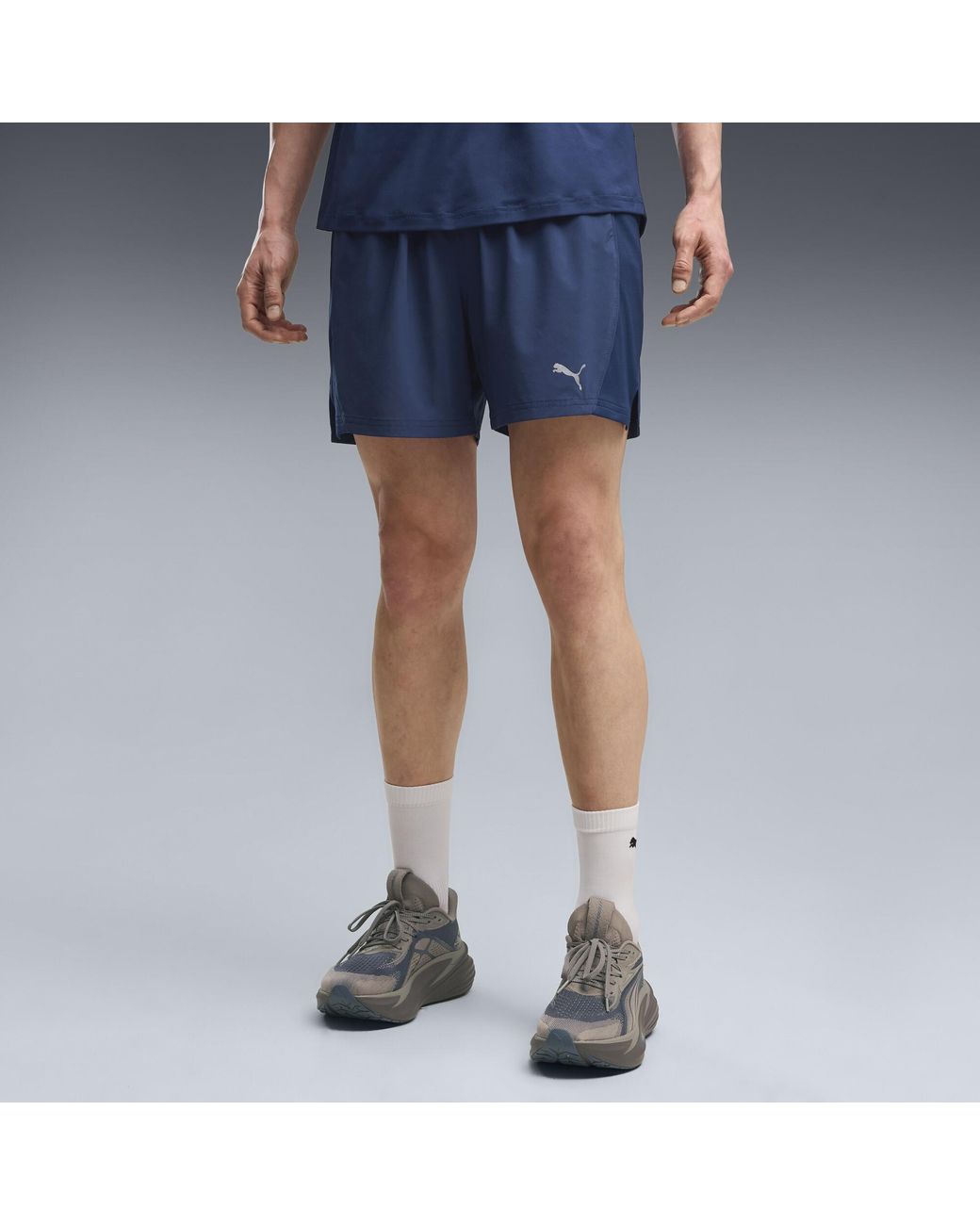 PUMA Blue Velocity 5" Running Shorts for men