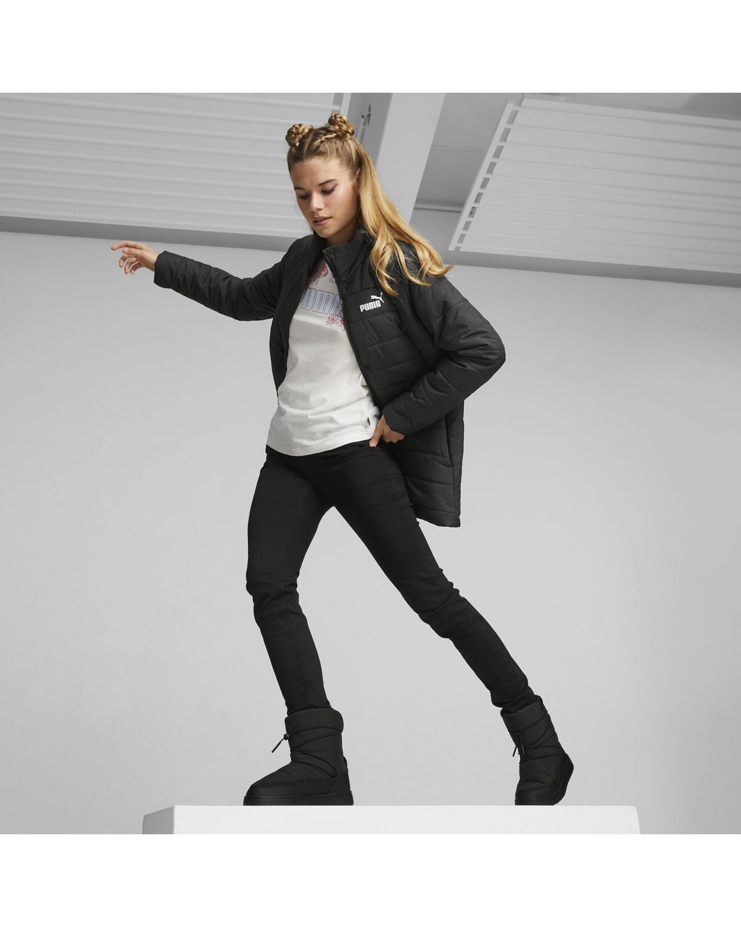 PUMA Black Snowbae Boots