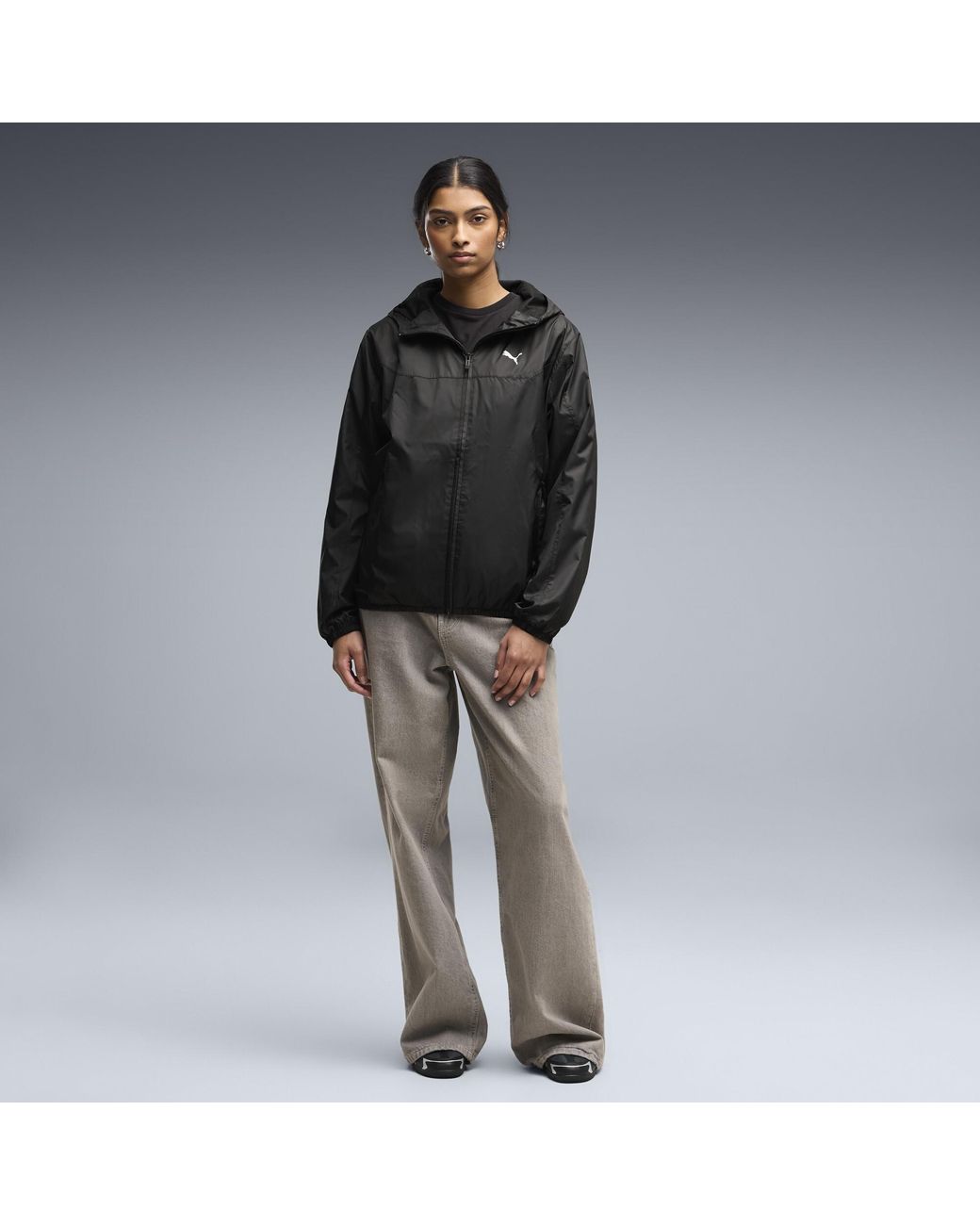 PUMA Black Essentials Regular Windbreaker