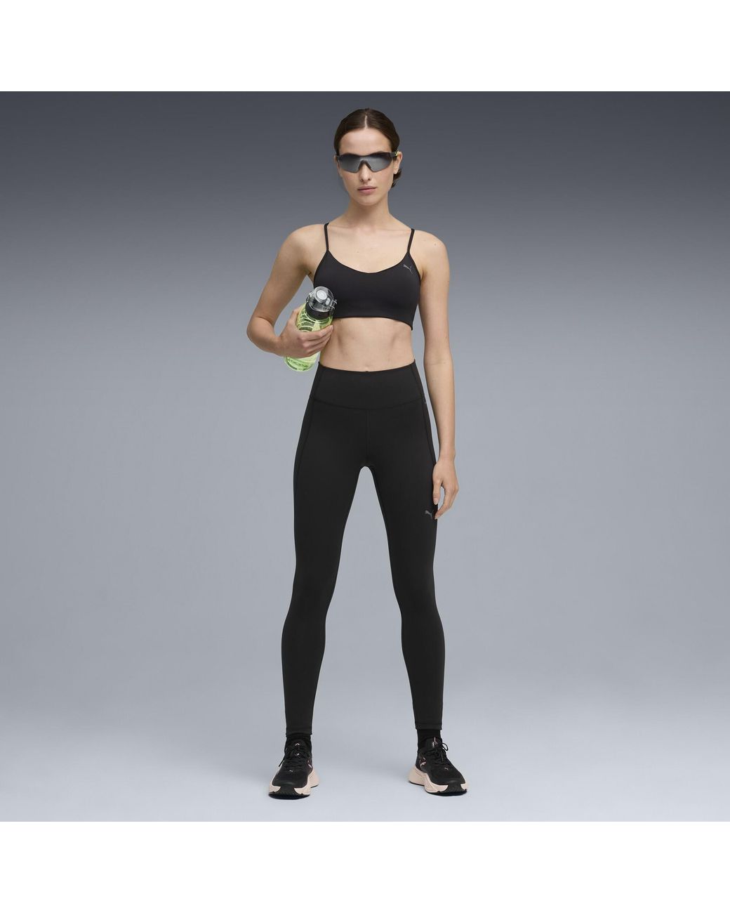 PUMA Black Cloudspun Ultra Soft High-Waist, Full Length Training Tights