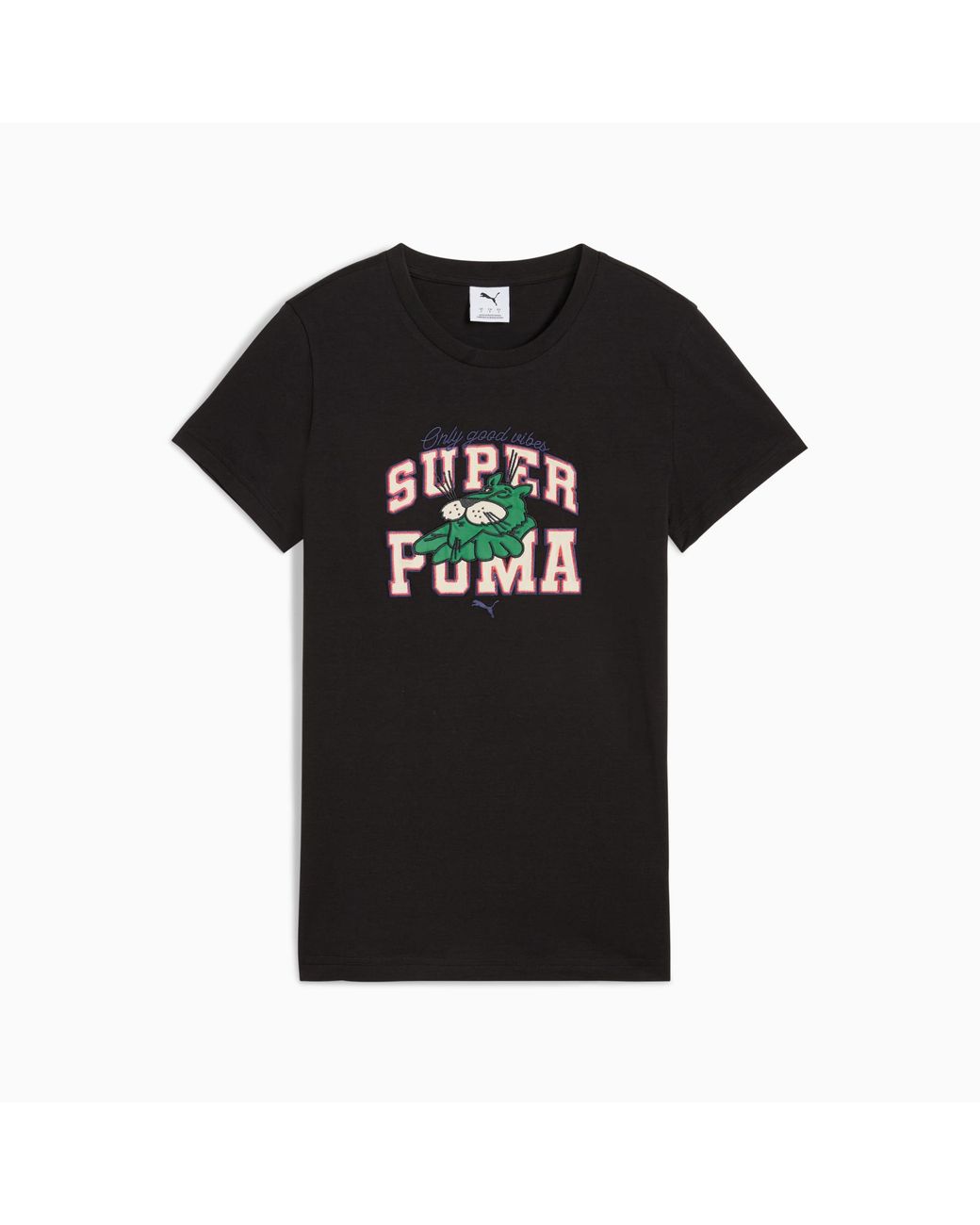 PUMA Super Graphics T-shirt in het Black