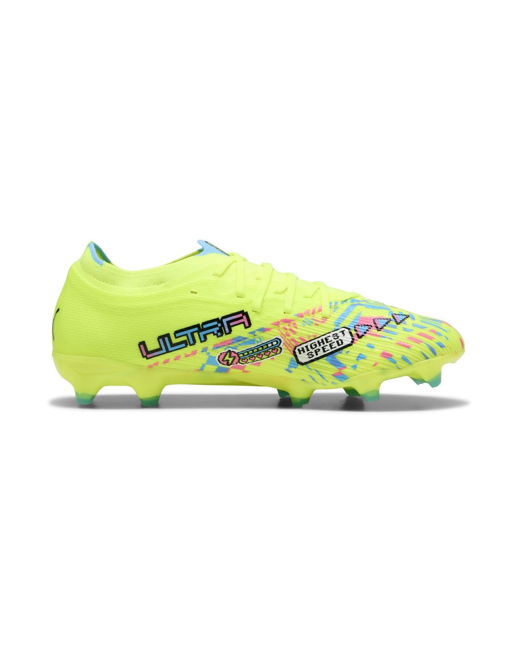 PUMA Yellow Ultra Nitro 7 Match Advanced Level Fg/Ag Football Boots