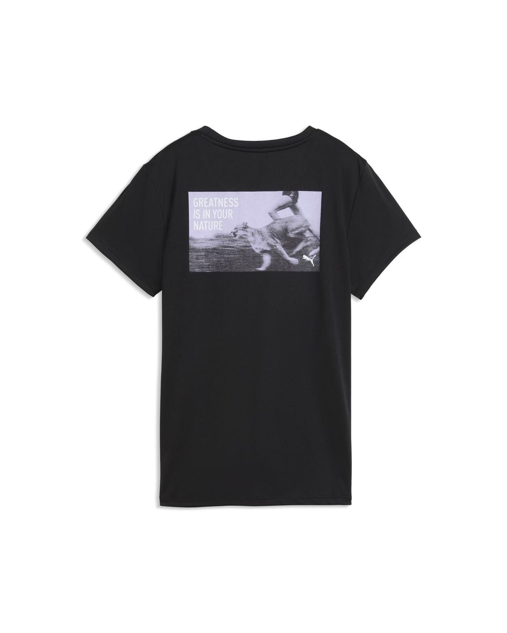 PUMA Black Greatness Graphic Running T-Shirt