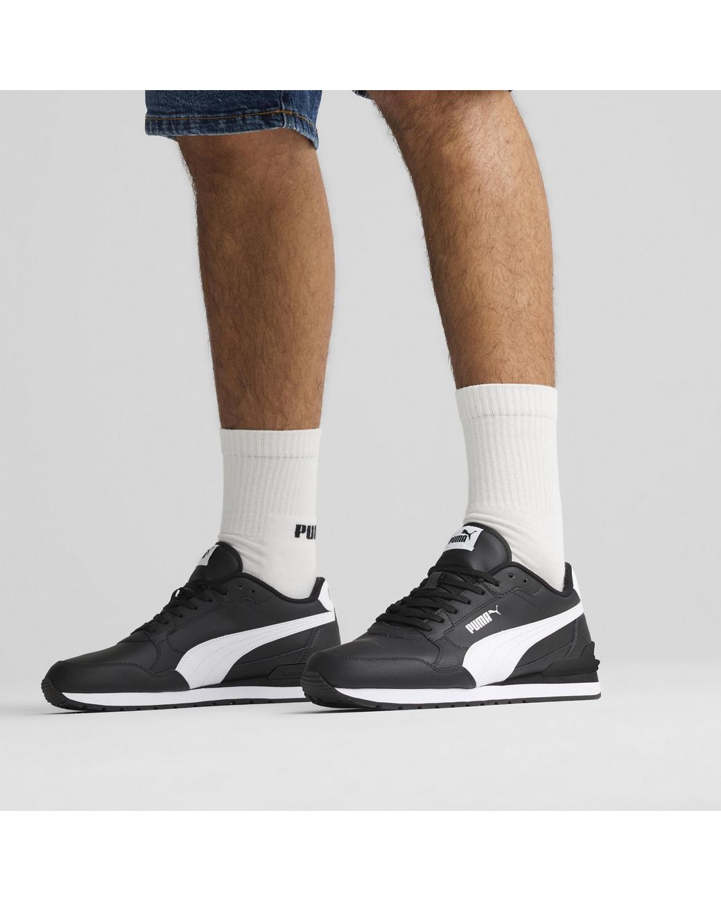 PUMA Black Adults ST Runner V4 L Sneaker