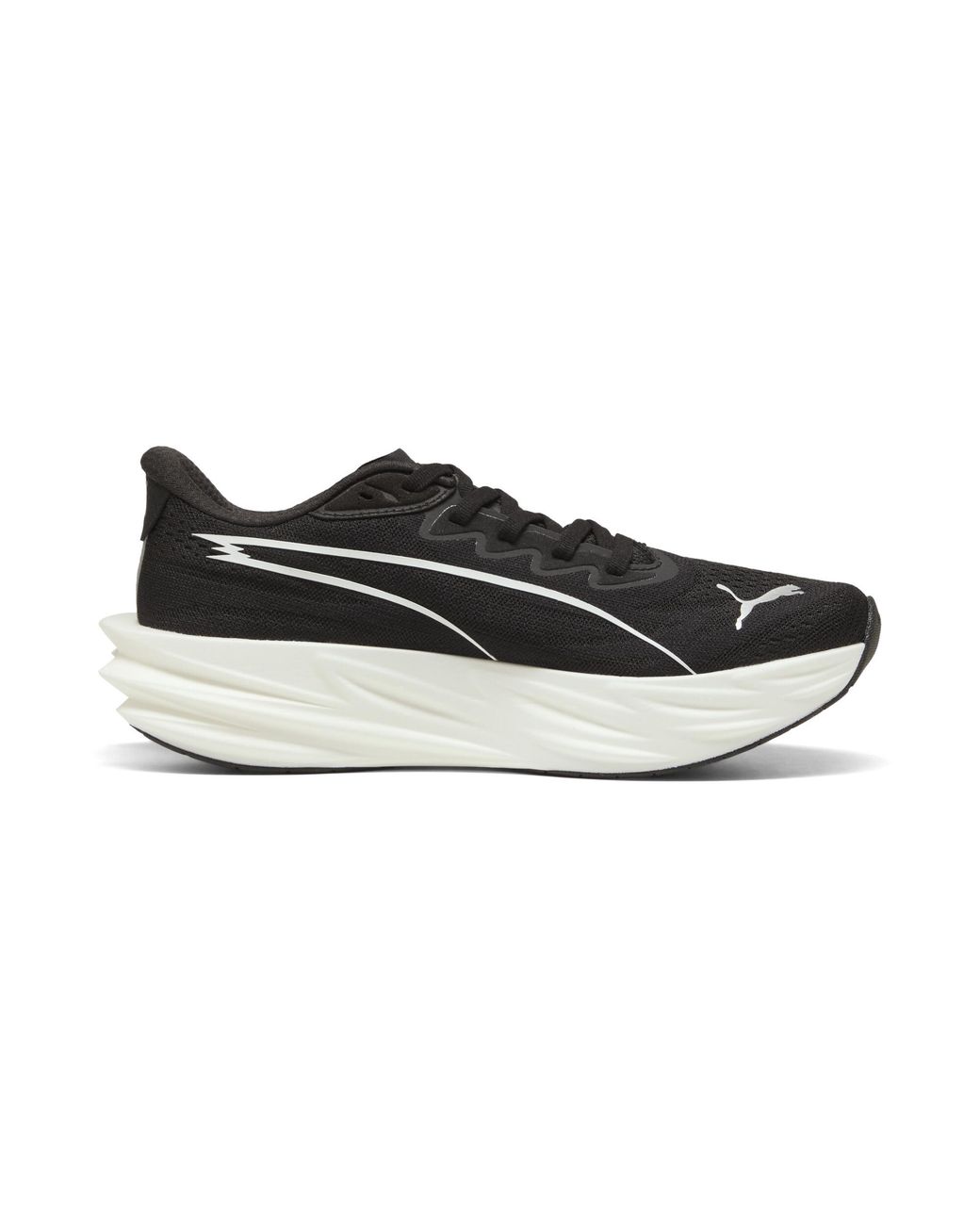 PUMA White Deviate Pure Nitro Running Shoes