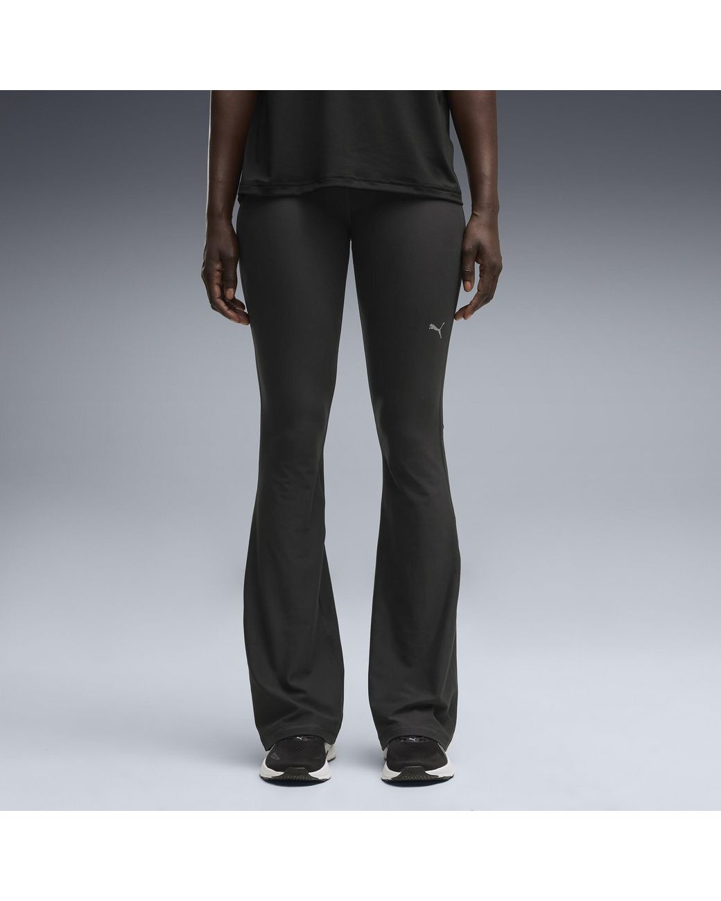 PUMA Black Cloudspun High Waisted Flared Tights