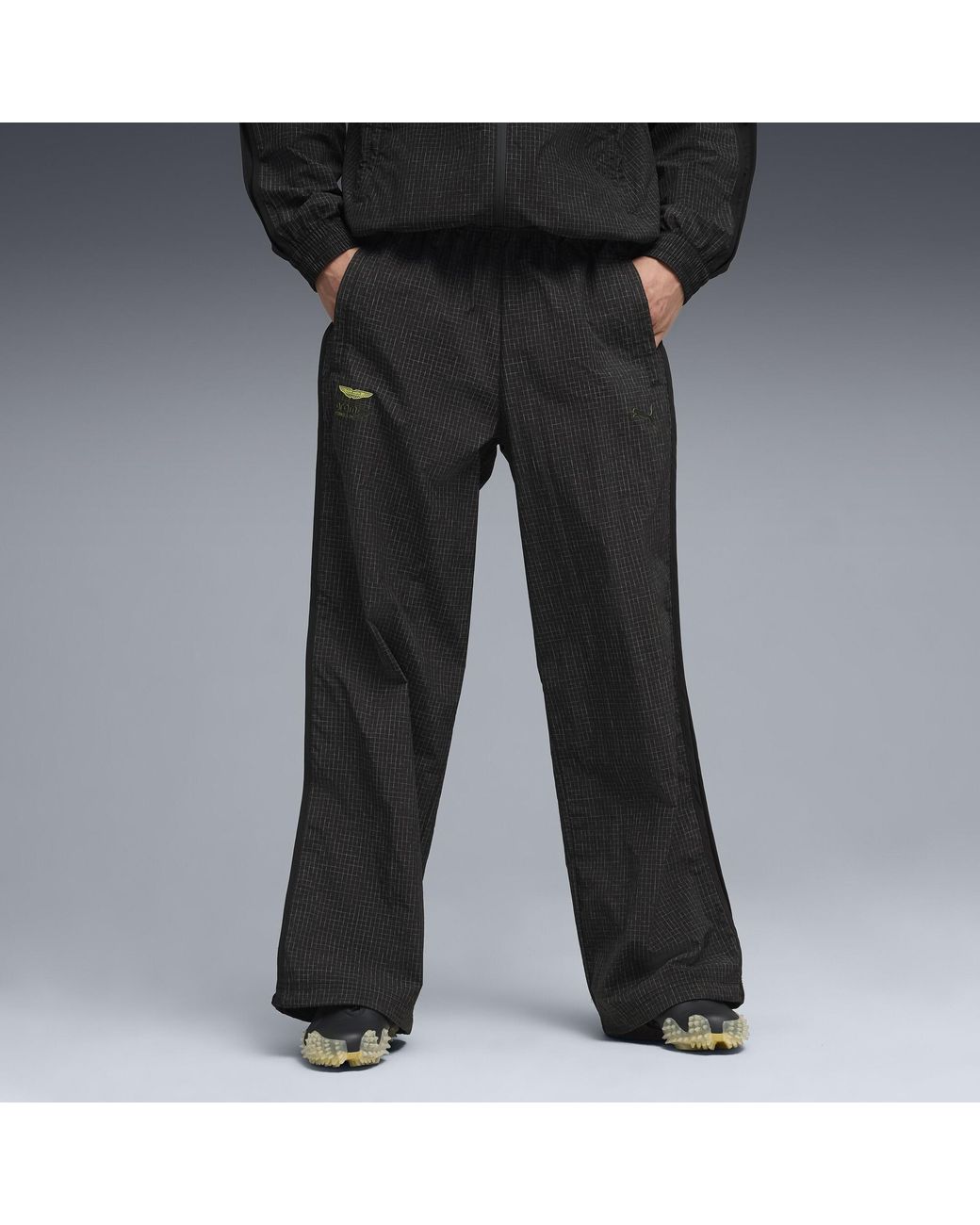 PUMA Black X Aston Martin Aramco F1 Team Lifestyle T7 Oversized Pants for men