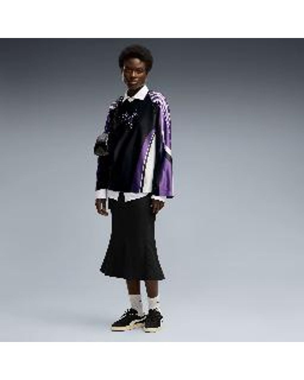 PUMA Black Essentials Ripstop Midi Cargo Skirt