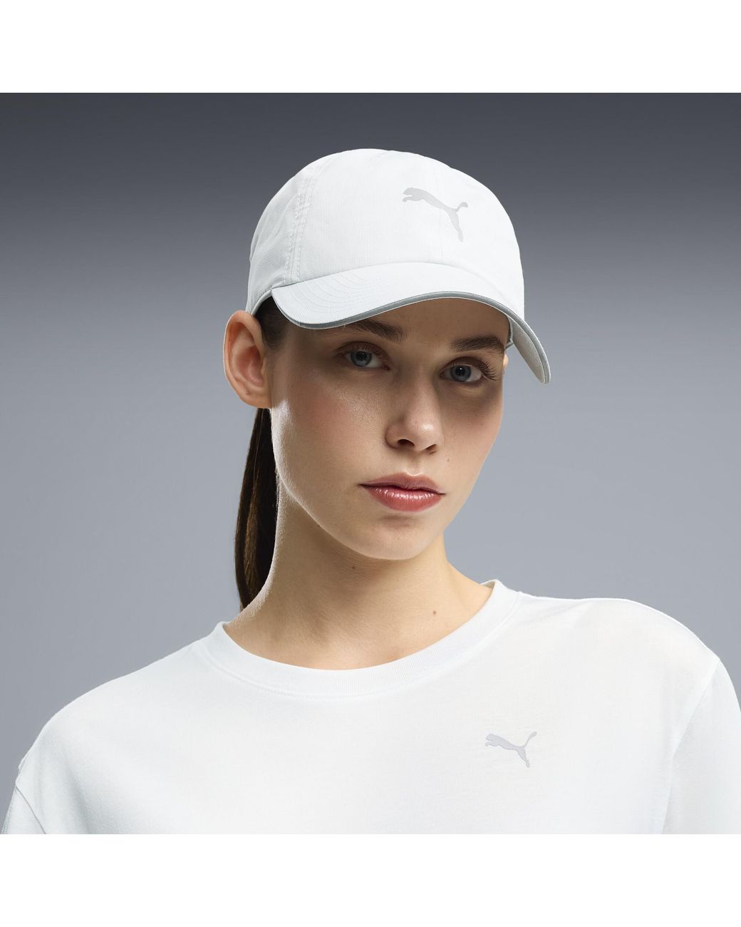 PUMA Running Iii Baseballpet in het White