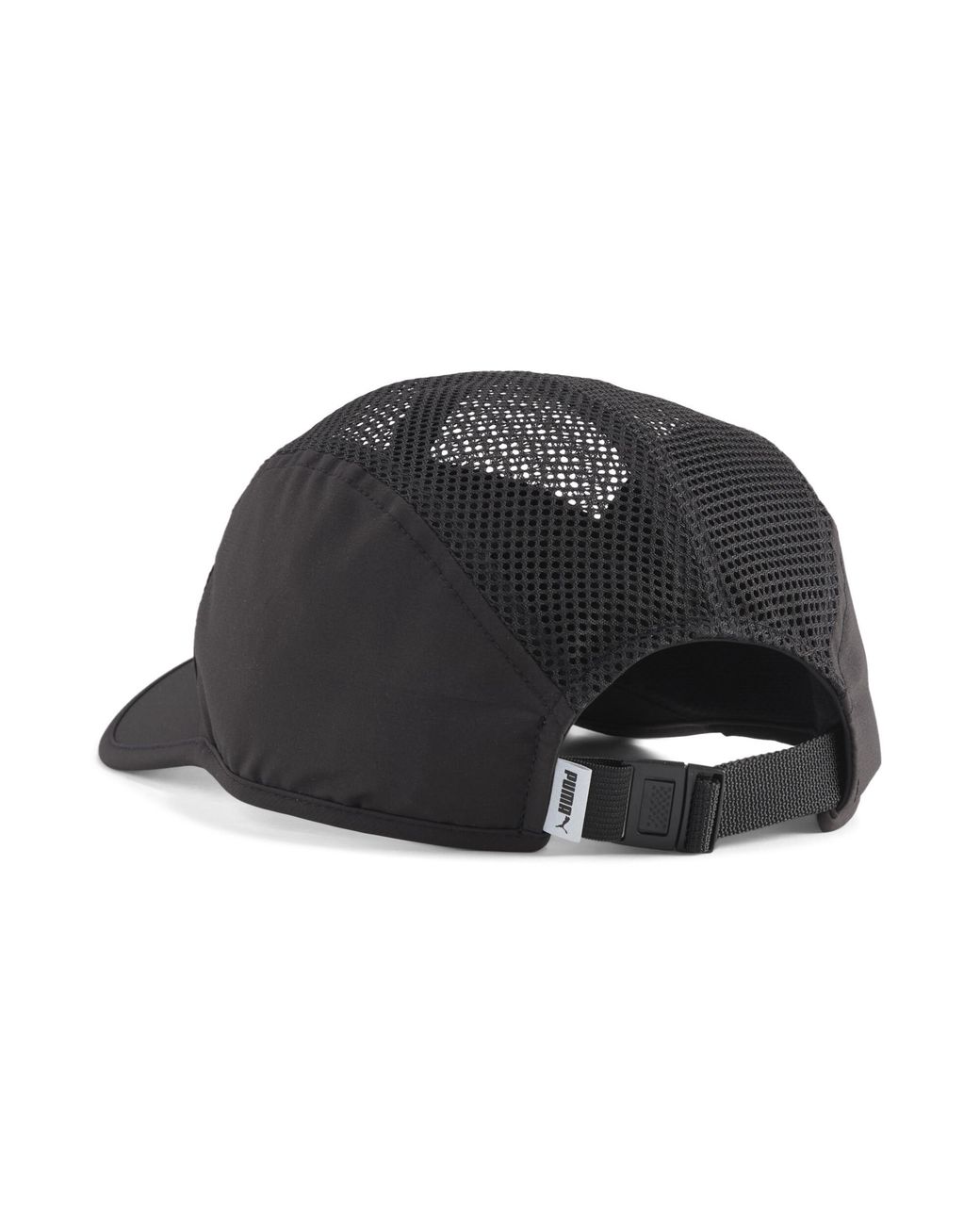 PUMA Black 5 Panel Visor Cap