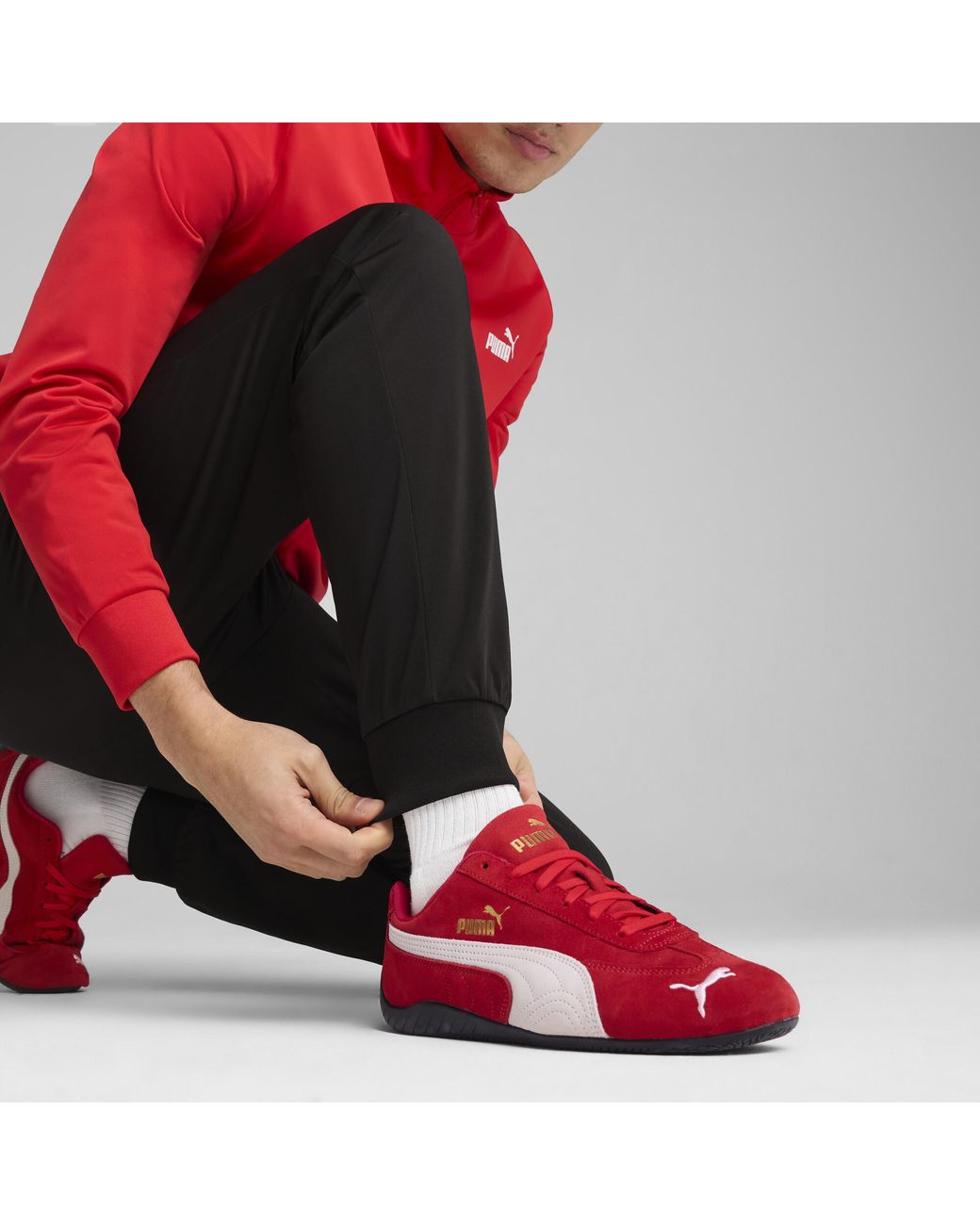 PUMA Essentials Poly Anzug in Red für Herren