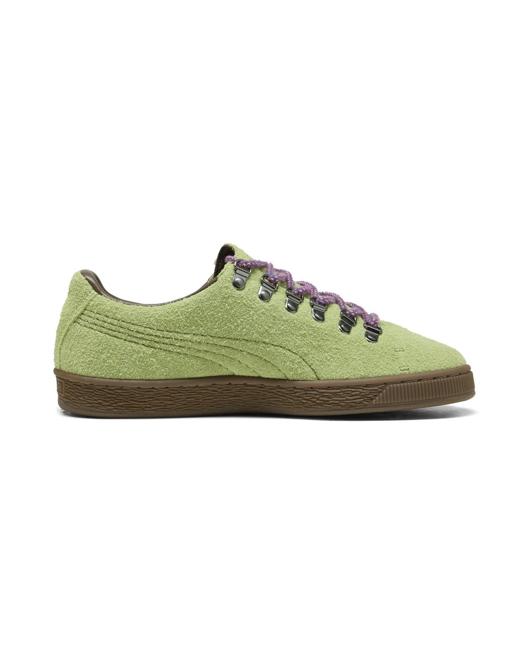PUMA Green Suede Hike Sneakers