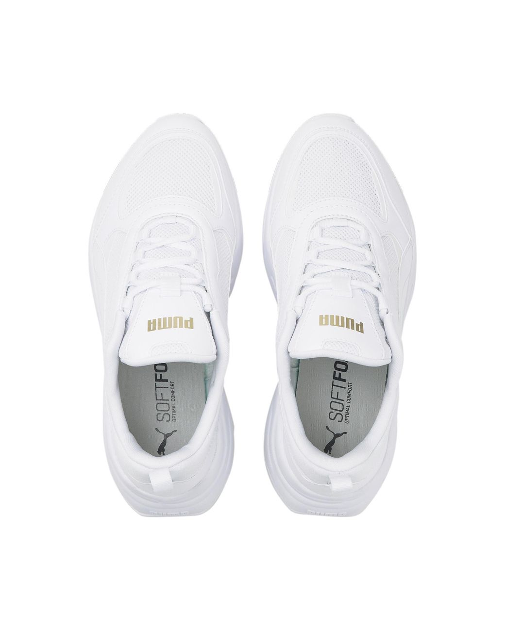 PUMA White Cassia Trainers Sneakers
