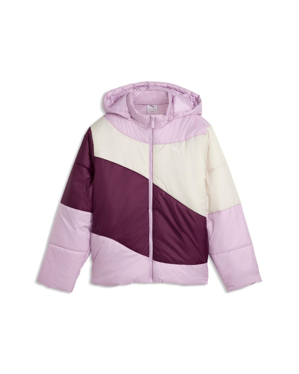 Giacca Imbottita Trapuntata Dal Taglio Morbido Per Ragazzi, Abbigliamento, Rosa di PUMA in Purple
