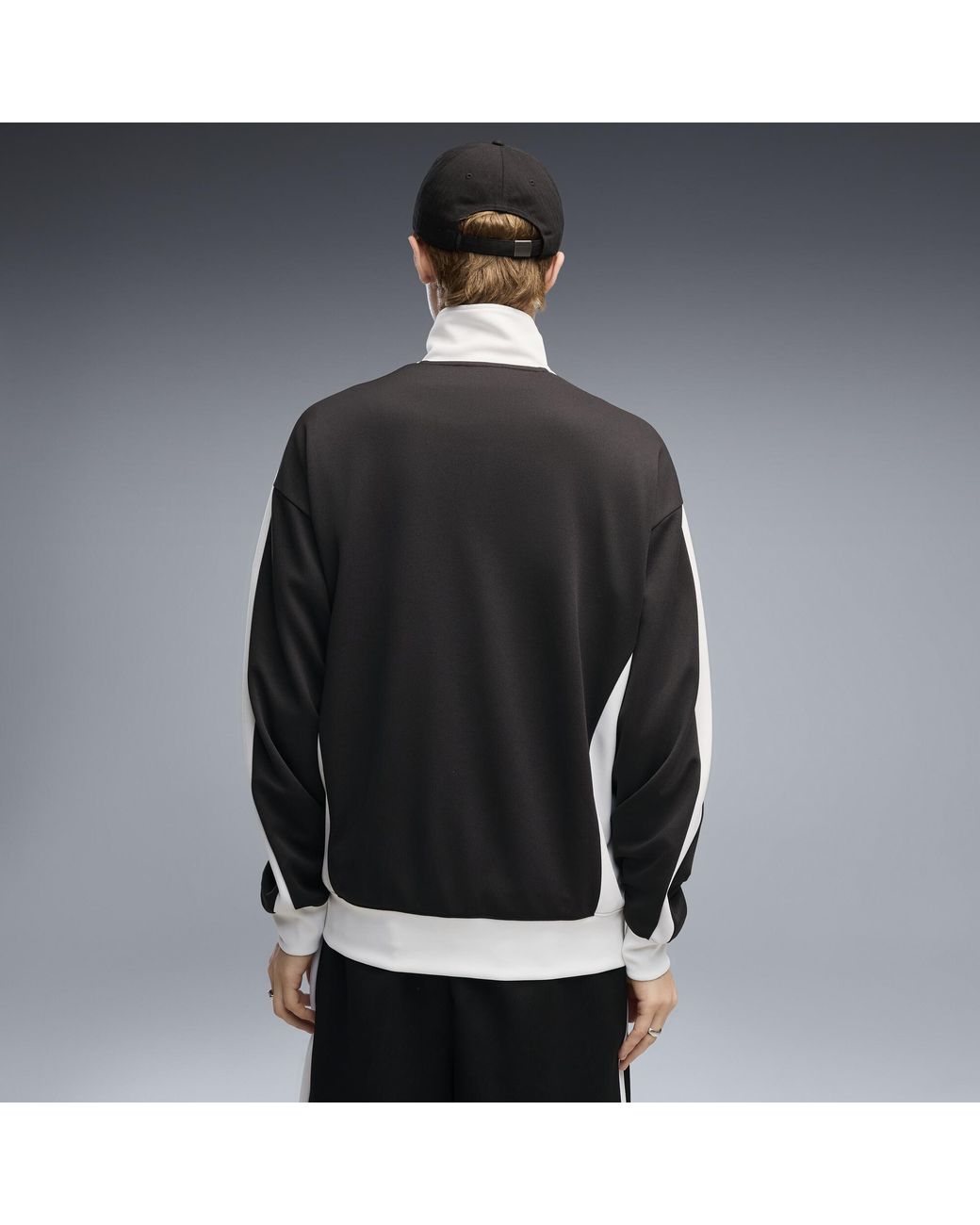 PUMA Black T7 Relaxed Retro Track Jacket for men
